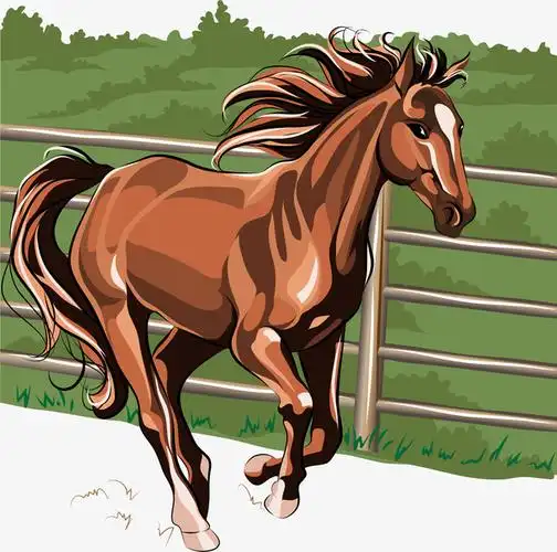 奔跑的马
