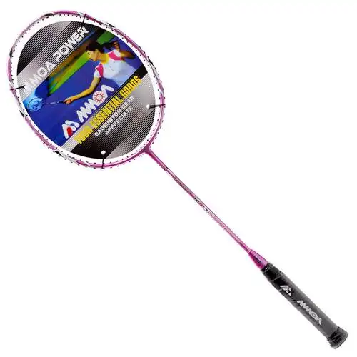 mmoa摩亚e107台湾产全碳素羽毛球拍 碳纤维女士单拍正品特价包邮