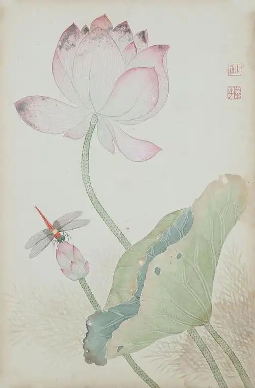 恽寿平恽寿平 荷花蜻蜓_恽寿平恽寿平 荷花蜻蜓估价_恽寿平恽寿平 荷