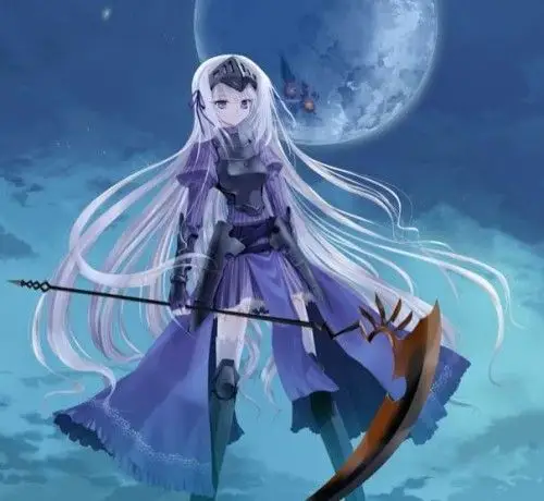 求 一张女死神拿着镰刀的壁纸 高清无水印