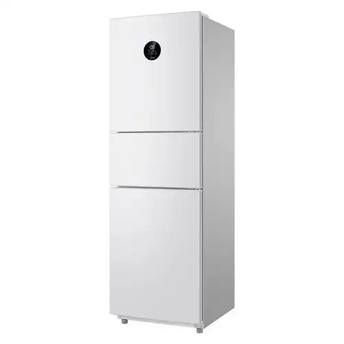 美的冰箱bcd215wtpzme三门冰箱一级能效风冷无霜家用节能冰箱