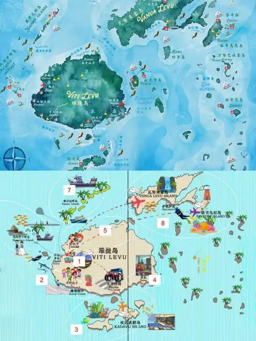 斐济地域划分攻略75附北岛这3个酒店降了