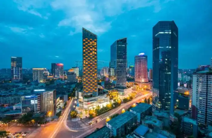 高清全景的成都美景图片素材搜罗