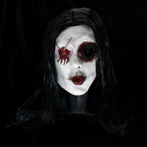 星棠恐怖女 鬼面具全脸密室逃脱鬼屋剧本1杀吓人泰国恐1怖道具npc万圣