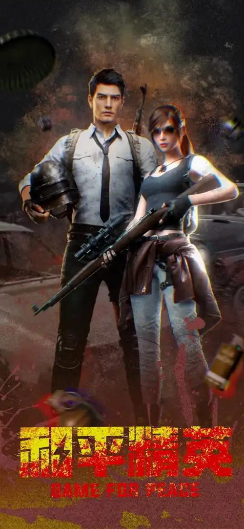 和平精英高校海报