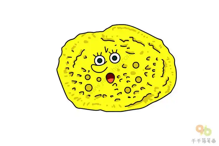 教你画动物海绵简笔画