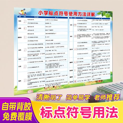 小学生标点符号使用方法详解二年级语文基础知识小学标点符号练习
