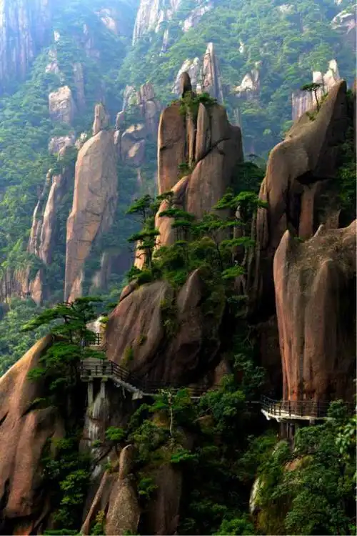 发几张三清山美景照片