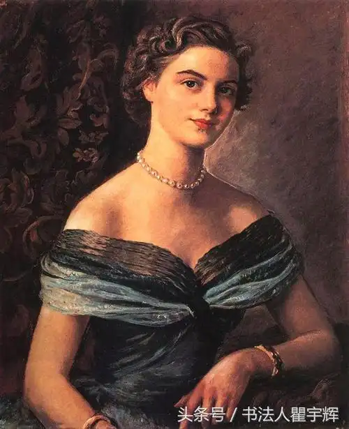 颜值爆表,才华横溢,俄罗斯第一位女画家11幅美女肖像画欣赏|画家|肖像