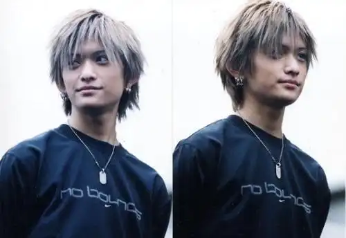 伊崎右典的这个发型各个部位需要多长,怎么弄,(详细)