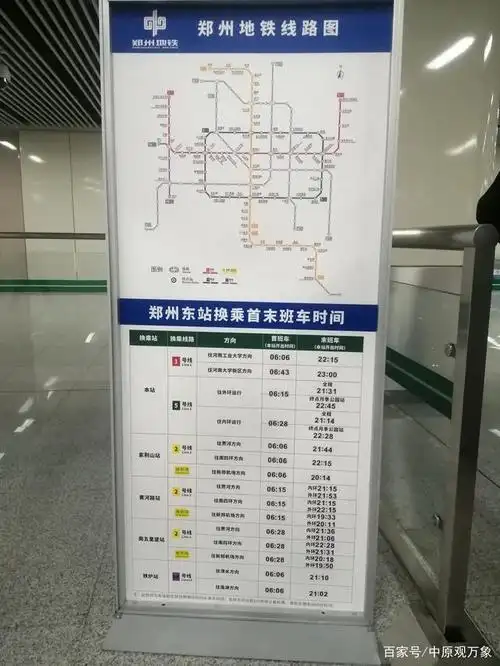 郑州东站高铁站转乘公交地铁攻略