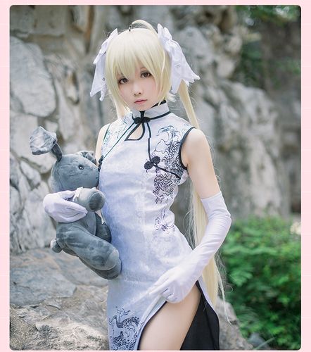 yang*cosplay服装女缘之空穹妹cos古装春日野穹cosply服性感cos服旗袍