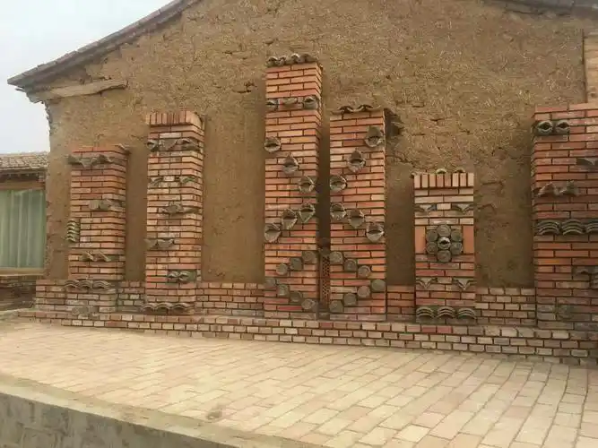 红砖墙创意造型图片