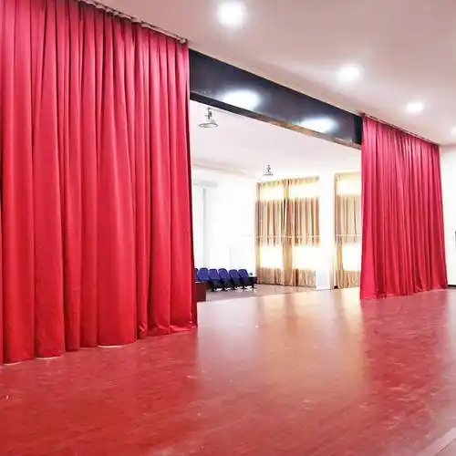 德阳电动舞台幕布定制会议幕布报告厅礼堂金丝绒幕