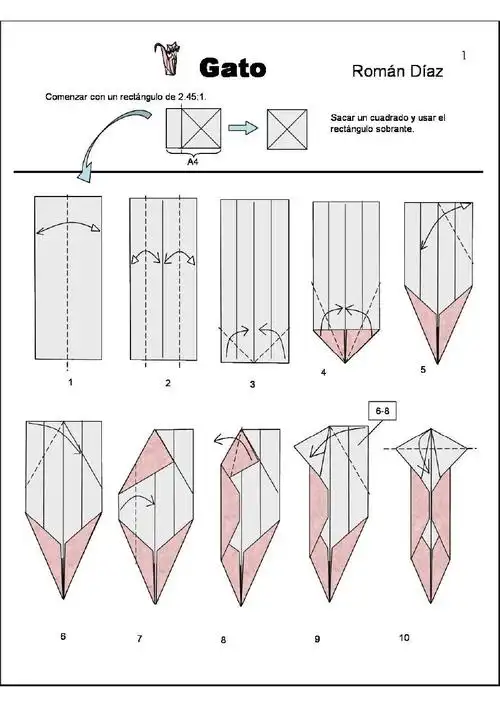 免费文档 所有分类 小学教育 数学 六年级数学 折纸万狐狸 第1页 (共3