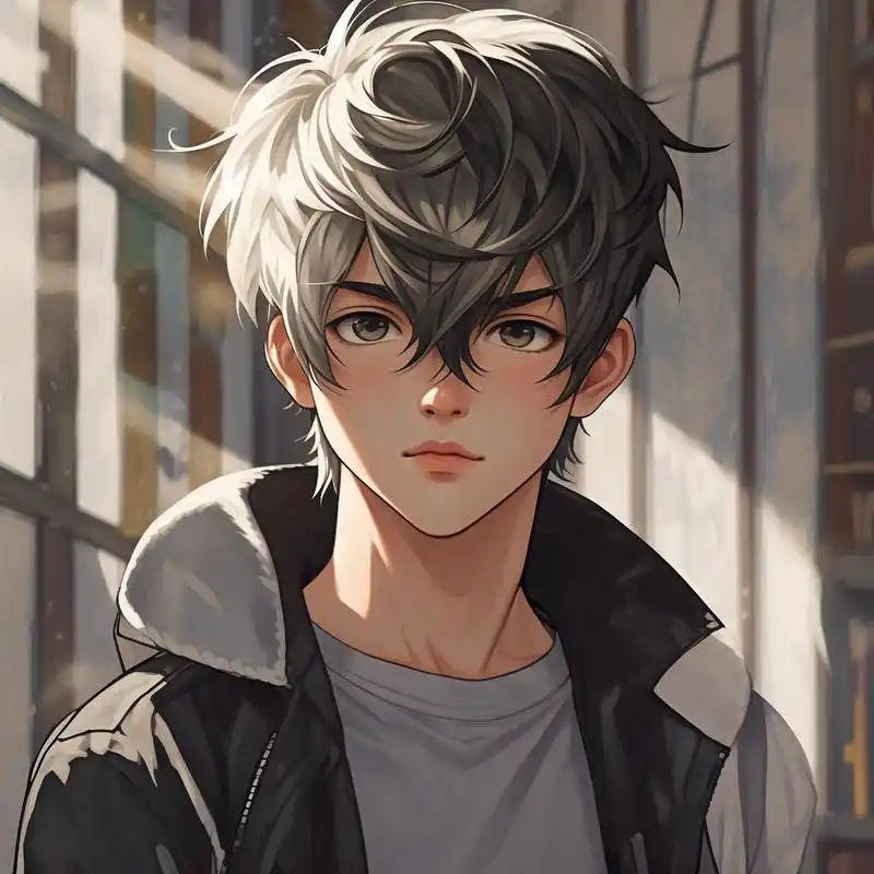 冷酷帅气的男生漫画头像97