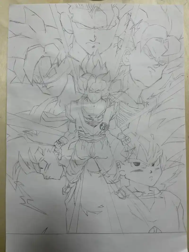 从小看到大的才是经典#龙珠 #动漫手绘 #超级赛亚人 #龙珠 - 抖音