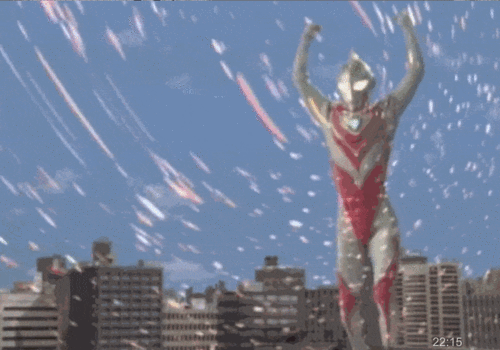 可是孩子们模仿最多的奥特曼代表大地意志的盖亚奥特曼《盖亚奥特曼》