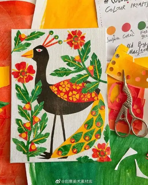 剪贴画##创意美术##趣味儿童画##美术##儿童画手工##儿童画画