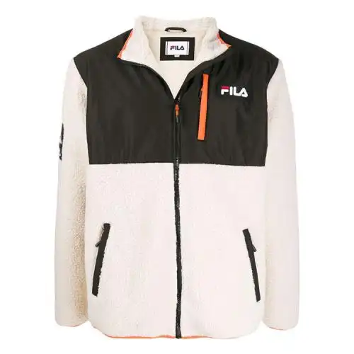 fila/斐乐 19年秋冬 百搭 男性 米色 男士运动夹克/外套 687248#000#a