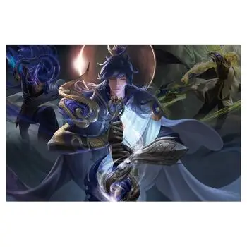 狼天影王者荣耀海报墙贴墙纸学生宿舍卧室可来图定制一念神魔4060cm