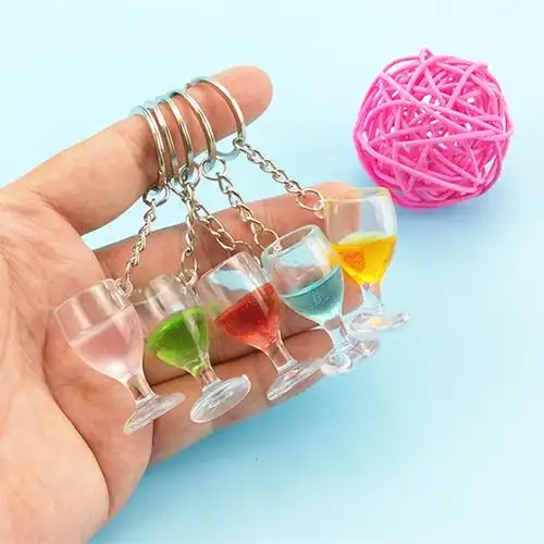 迷你小酒酒杯玩具微缩食玩酒瓶手机挂件dollhouse家居