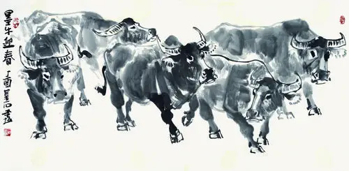 金石画牛 · 笔墨情缘 著名画家石金库