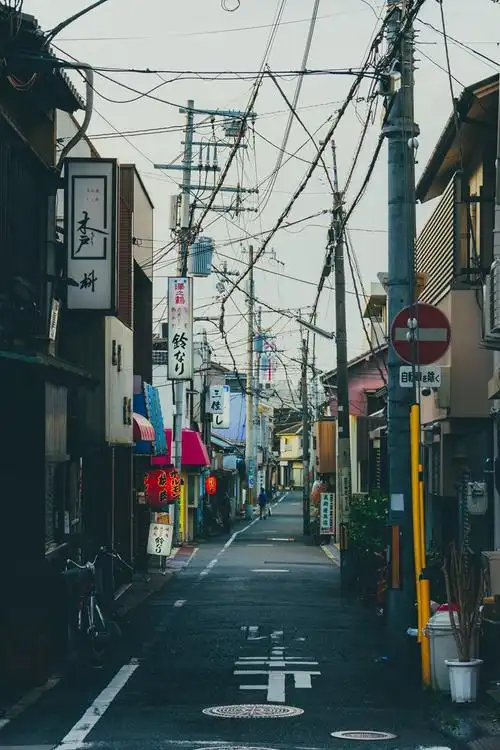 城市中的大街小巷壁纸图片