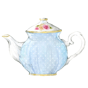 手绘茶壶