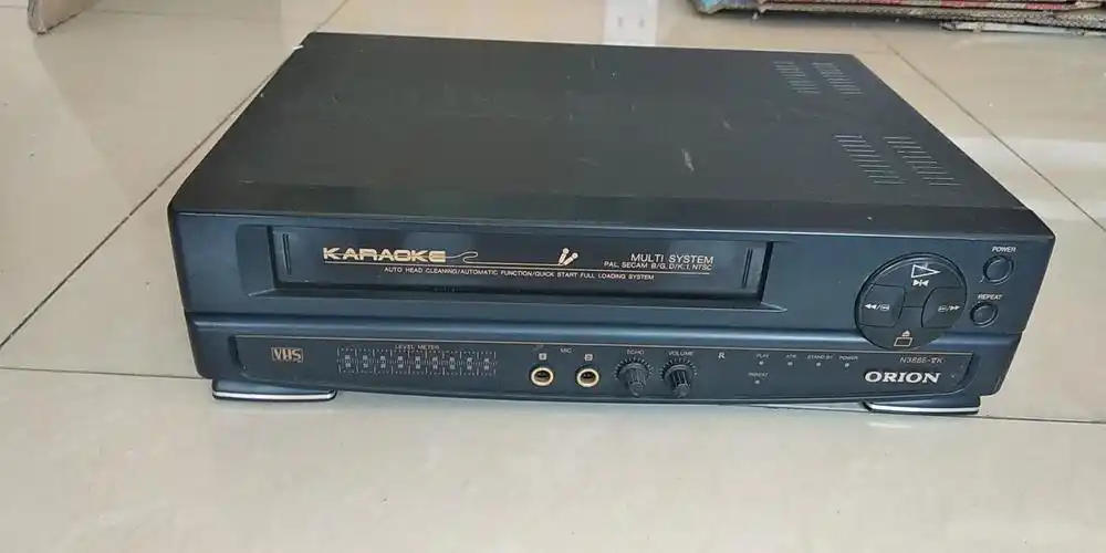 老式卡带录像机90后手提式餐馆装饰古老老物件收藏80后复古装饰