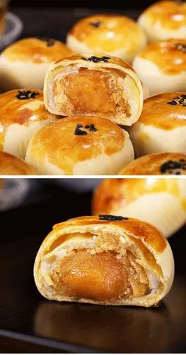 欧贝拉肉松蛋黄酥300g雪媚娘早餐面包美食品整箱零食网红休闲糕点小吃