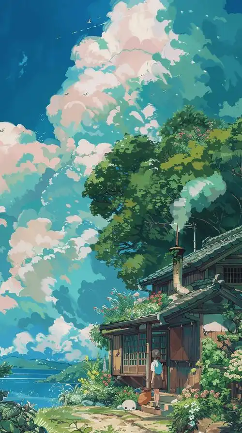 有一种治愈壁纸,叫做宫崎骏的夏天.