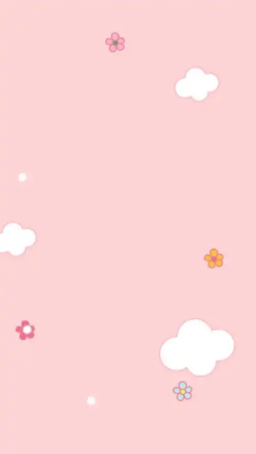 简约 可爱 清新 软萌 背景图片 平铺 素材 锁屏 壁纸(●ω