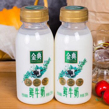 伊利 金典鲜牛奶235ml/瓶巴氏杀菌营养健康方便携带儿童早餐奶 伊利