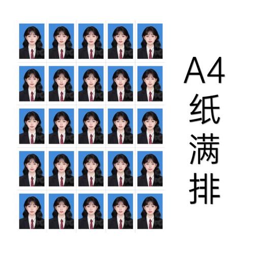 专业快速证件照排版一寸二寸证件照排版人工快速排版证件照排版