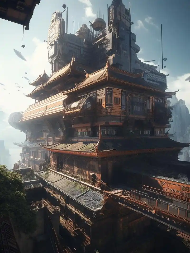 赛博中国风!古风不古,科幻不止!赛博国风,机械浪漫!