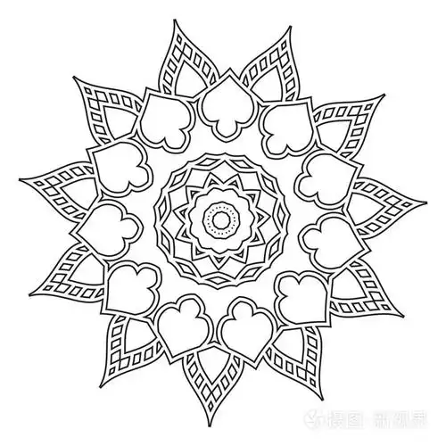 插画 曼达拉. 手绘民族装饰元素. 阿拉伯伊斯兰.eps