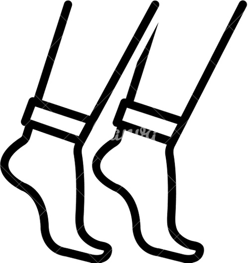 leg in tiptoe - 素材 - canva可画