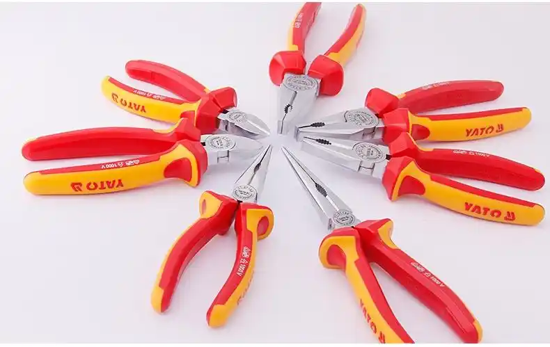 易尔拓(yato) 德国原装 进口绝缘vde尖嘴钳电工钳钳子尖头钳多用钳yt