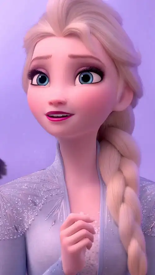 冰雪奇缘爱莎唯美手绘突击