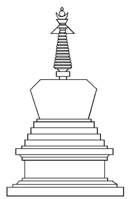 缅甸塔的简笔画教程