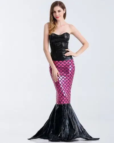 美人鱼服装女成人人鱼公主性感公主裙礼服化妆舞会cos舞台演出服