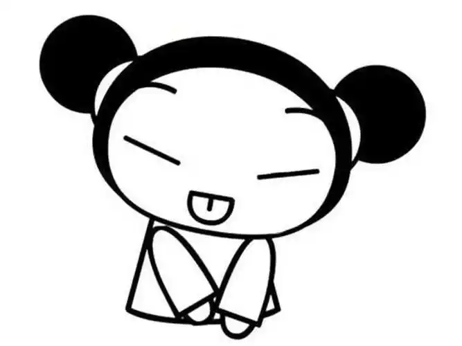 中国娃娃简笔画图片_简笔画图片大全 - 元艺考