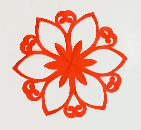 手工剪纸艺术迎接新的2018