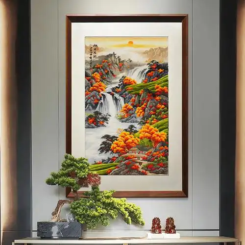 东墙玄关挂什么画好?学会五行挂画,旺家不一般,现在明白还不晚