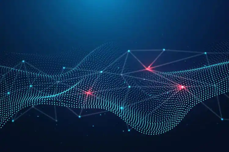 背景大数据浪潮矢量科技素材下载eps