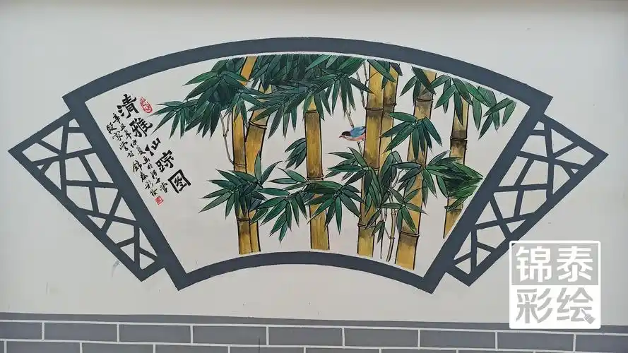 乡村振兴墙体彩绘——昆明段家营乡村振兴美丽乡村彩绘