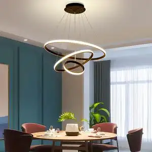 北欧餐厅吊灯创意个性客厅卧室轻奢圆形灯具现代简约艺术网红灯饰