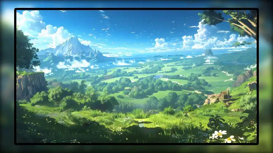 【4k动漫壁纸】童话中的田野,你喜欢吗