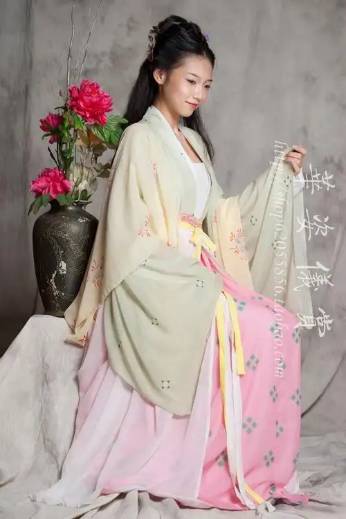 【怜素】汉服女装 齐腰襦裙 对襟大袖襦裙